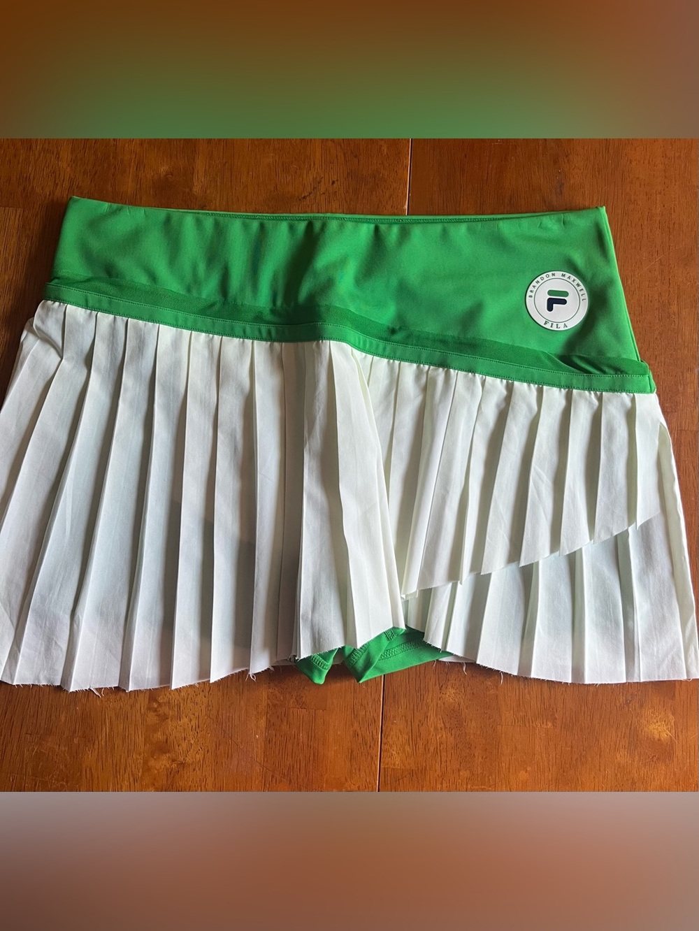 FILA x Brandon Maxwell Pleated Skort Size XL Women's Tennis Golf